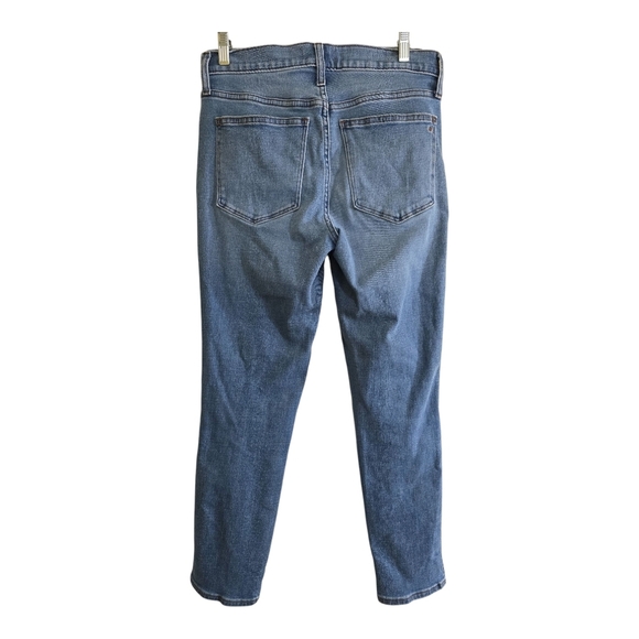Madewell Mid-rise Stovepipe Jeans In Medium Wash 28 Skyford Wash - Picture 3 of 9